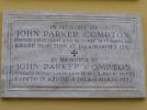 Pamětní deska PFC J. P. Comptona v Iole di Montese<br><i>Commemoration plaque of PFC J. P. Compton in Iola di Montese</i>