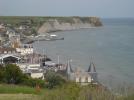 pláž GOLD - útesy u Arromanches