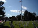 pláž OMAHA - hřbitov amerických vojáků